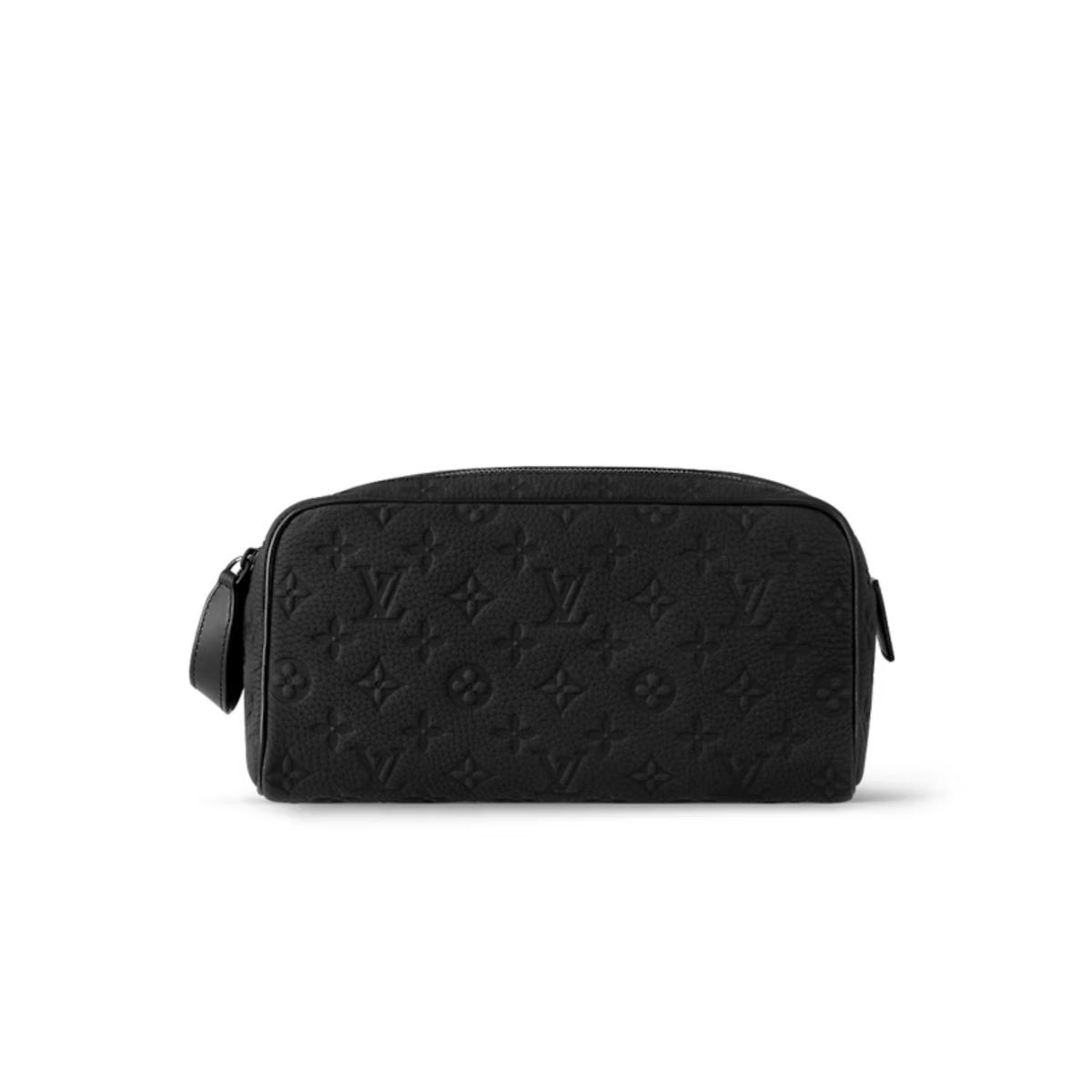 Louis Vuitton Dopp Kit Bag Black 11in/28cm M59478