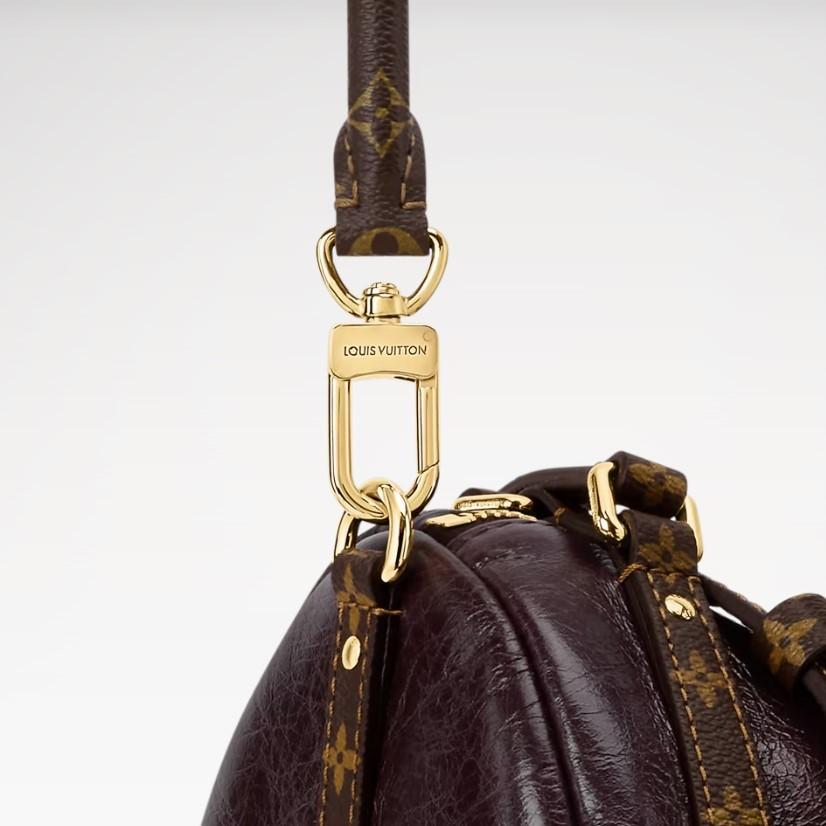 Louis Vuitton Express PM Shoulder Bag 10.2in/ 26cm Saga Monogram Rouge Gold Hardware For Women M3A265