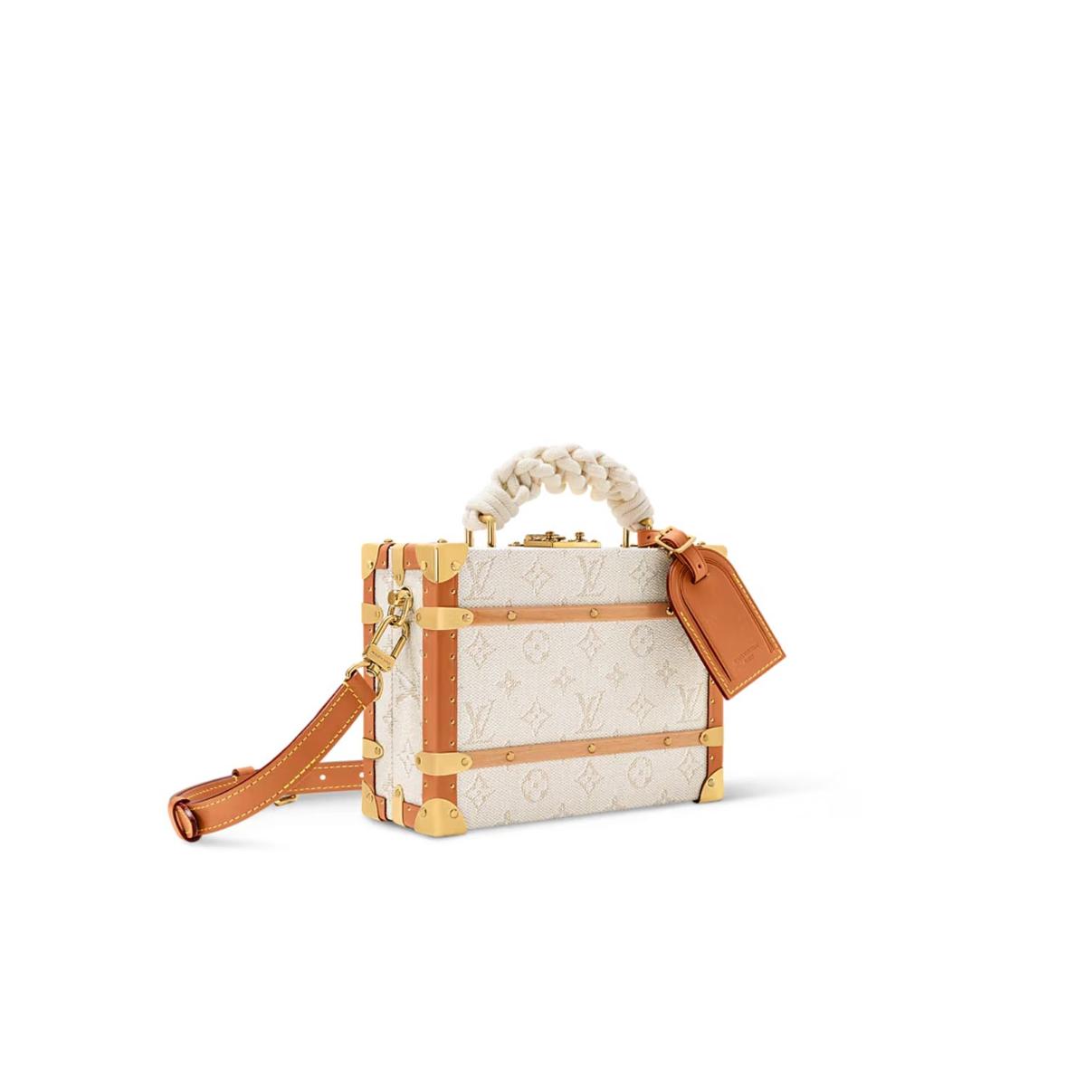 Louis Vuitton Handle Trunk Bag Off-White For Men 24cm/9.4in