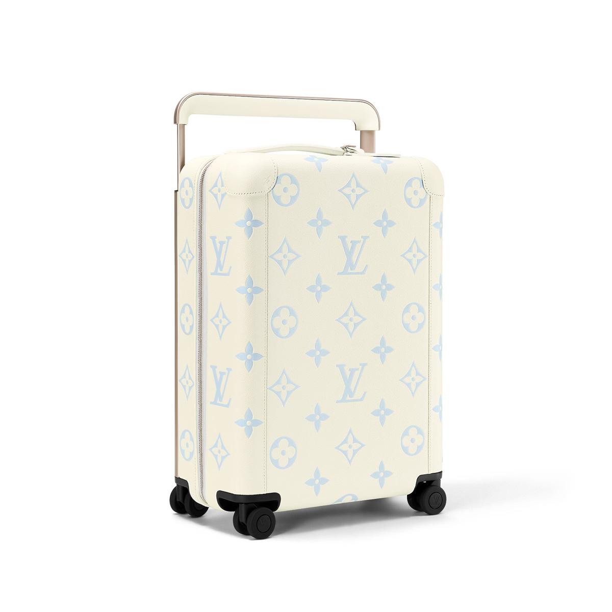 Louis Vuitton Horizon 55 Suitcase 21.7in/ 55cm Cream Champagne Hardware M11069