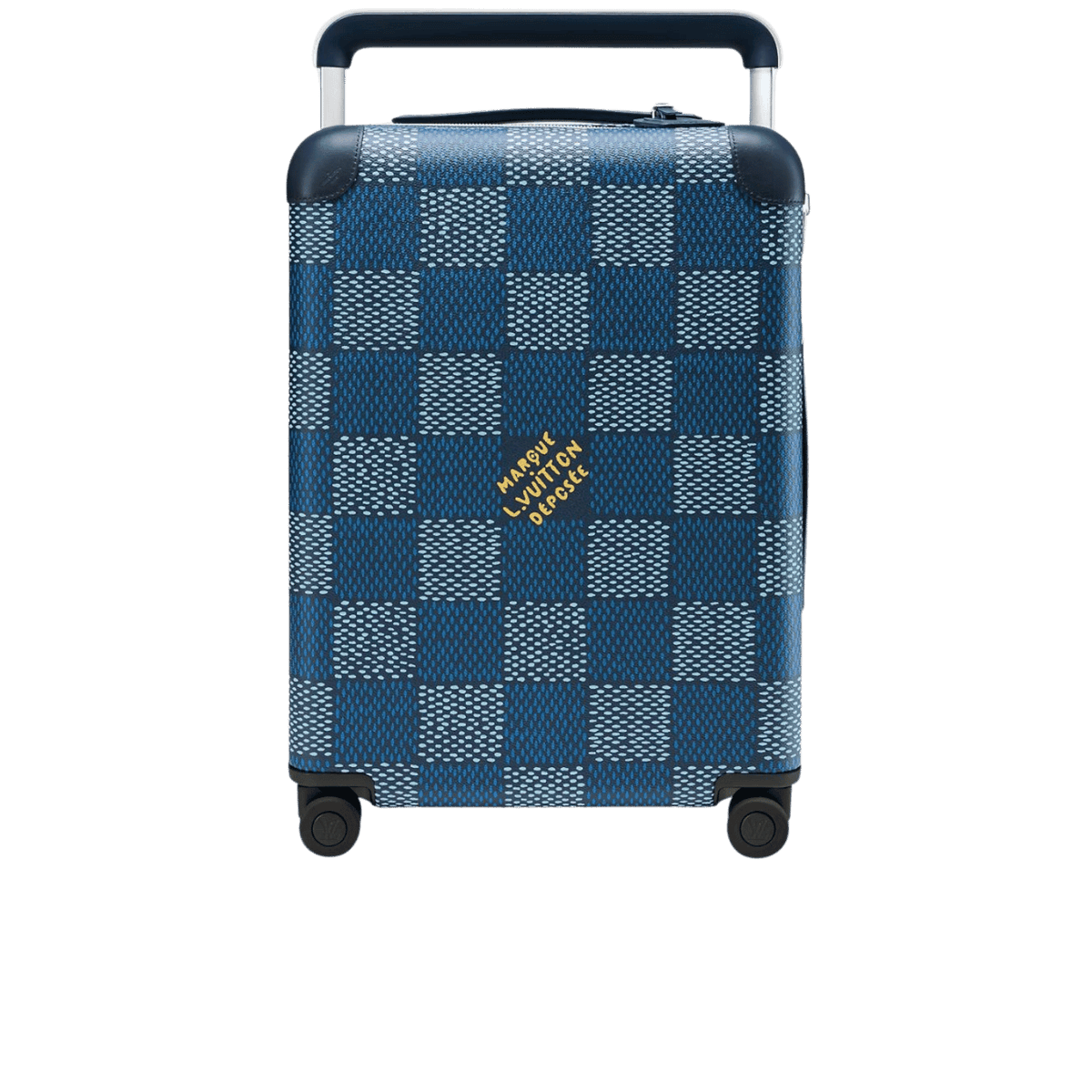 Louis Vuitton Horizon 55 Suitcase 21.7in/ 55cm Blue Silver Hardware N40684