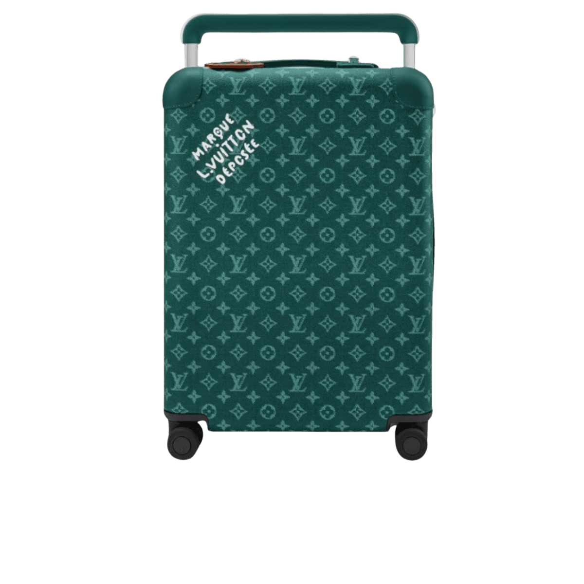 Louis Vuitton Horizon 55 Valise 21.7in/ 55cm Green Silver Hardware M12689