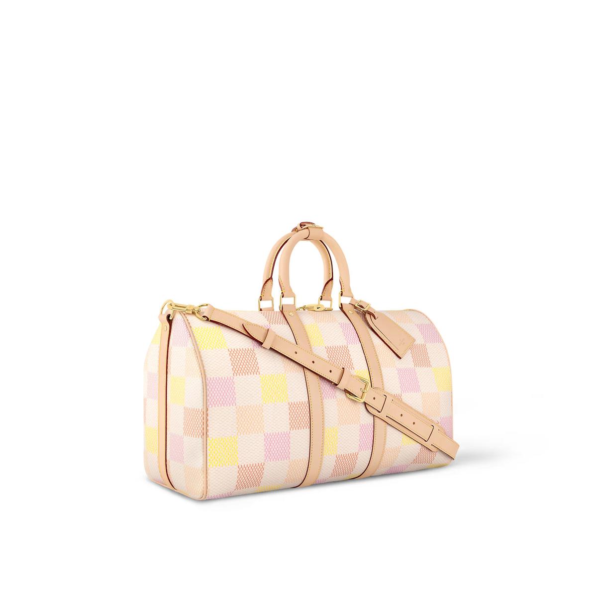 Louis Vuitton Keepall Bandouliere 45 Travel Bag 17.7in/ 45cm Multicolor Gold Hardware N40713
