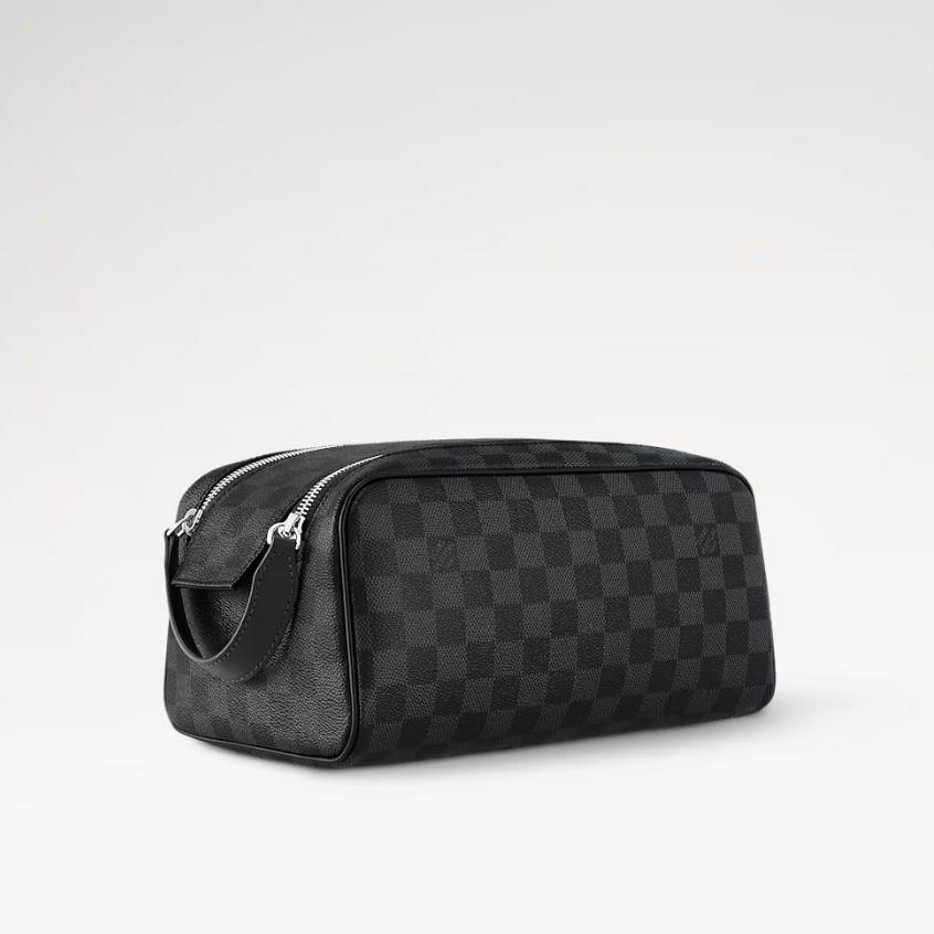 Louis Vuitton King Size Toiletry Damier Graphite Canvas 11in/28cm LV N40127