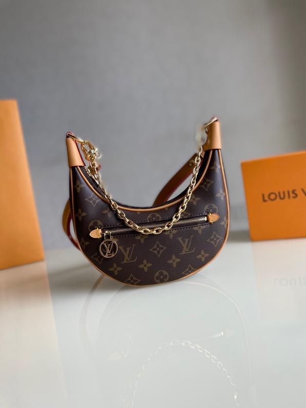 Louis Vuitton Loop Monogram Canvas For Women, Women's Handbags, Shoulder And Crossbody Bags 9.1in/23cm LV M81098
