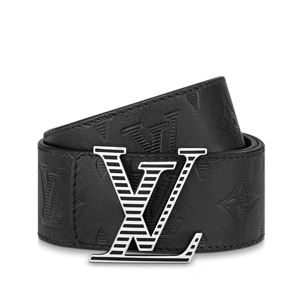 Louis Vuitton LV Shadow 40mm Ceinture réversible Noir pour hommes M0717U