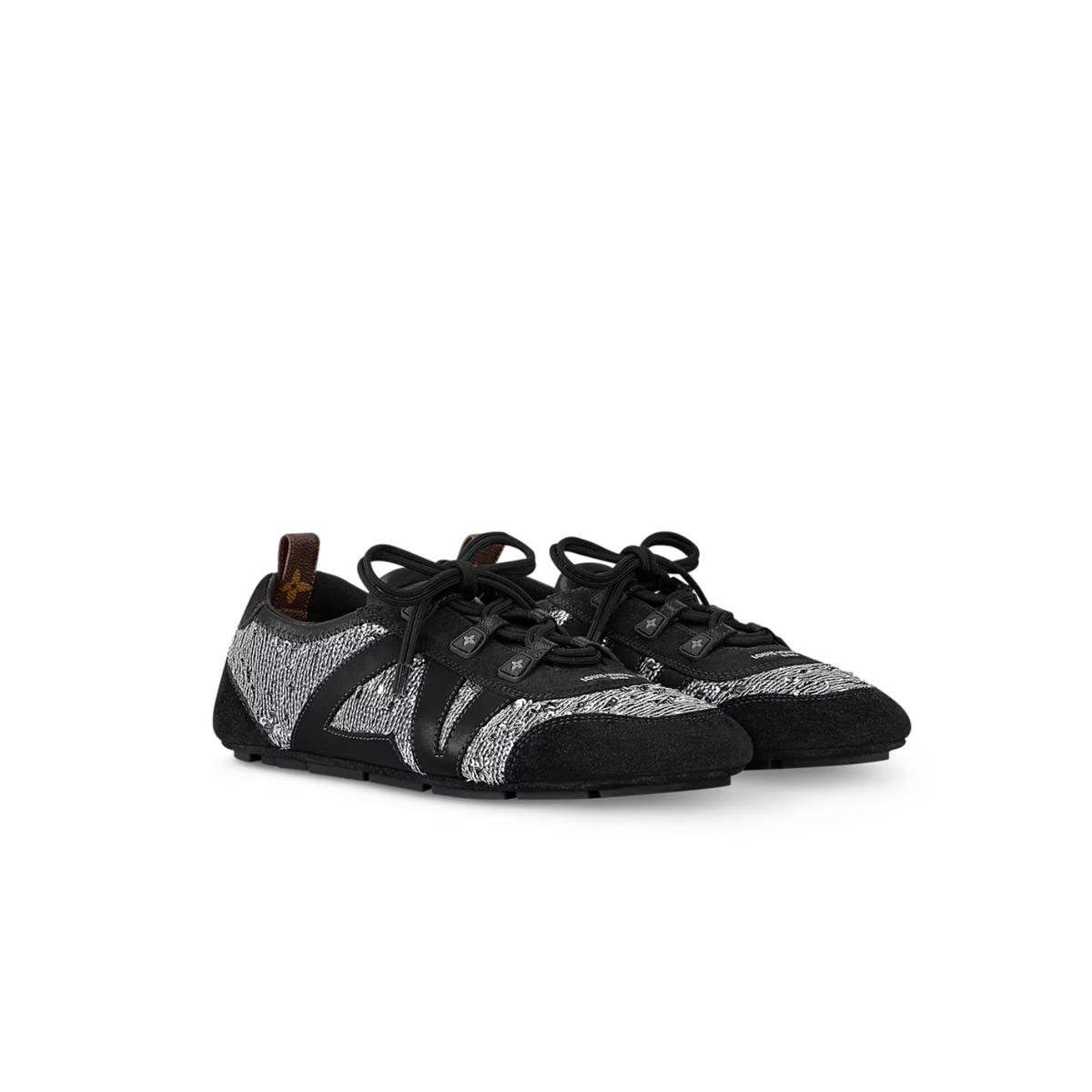 Louis Vuitton LV Sneakerina Black/Silver For Women 1AHND2