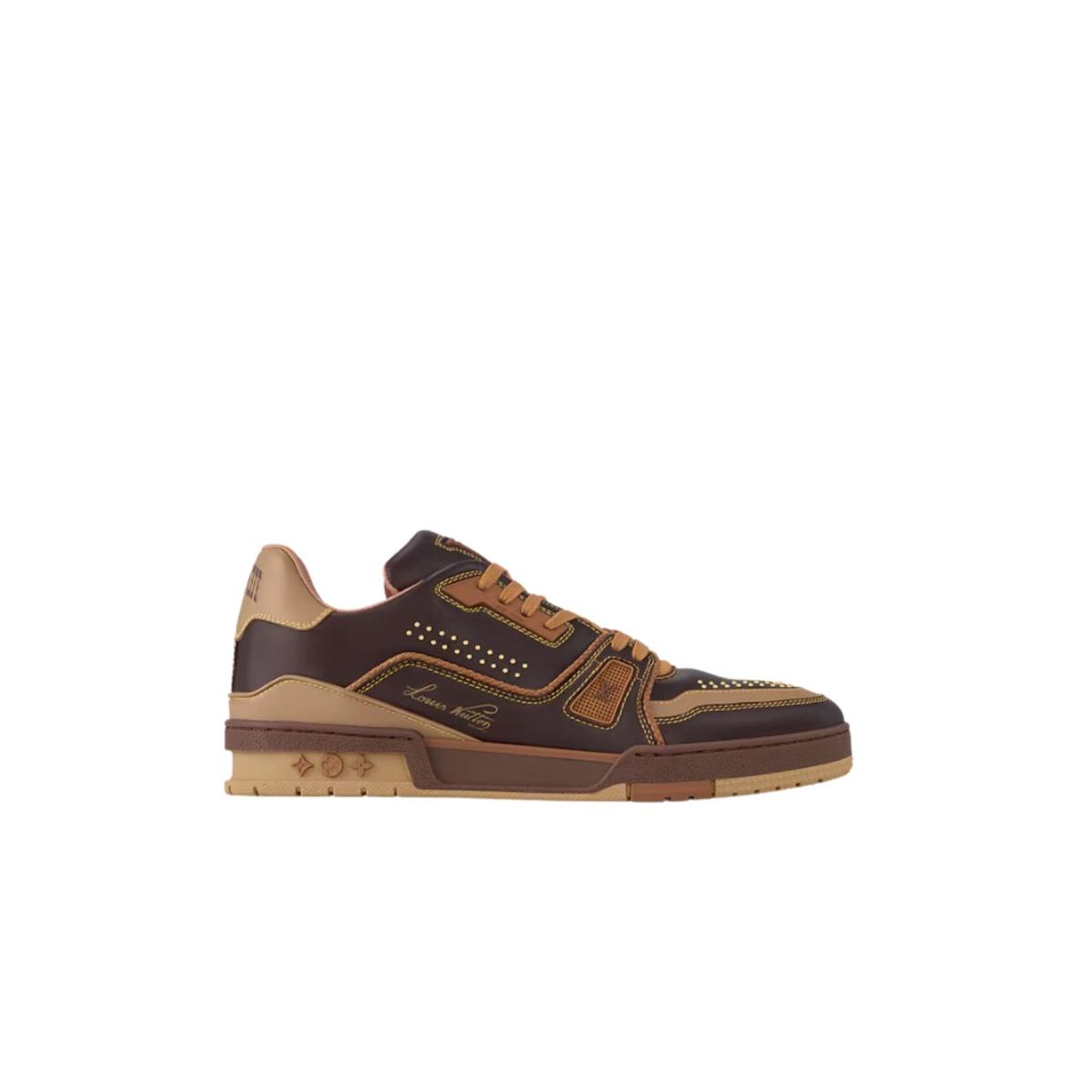 Louis Vuitton LV Trainer Sneaker Marron For Men 1AD7L7