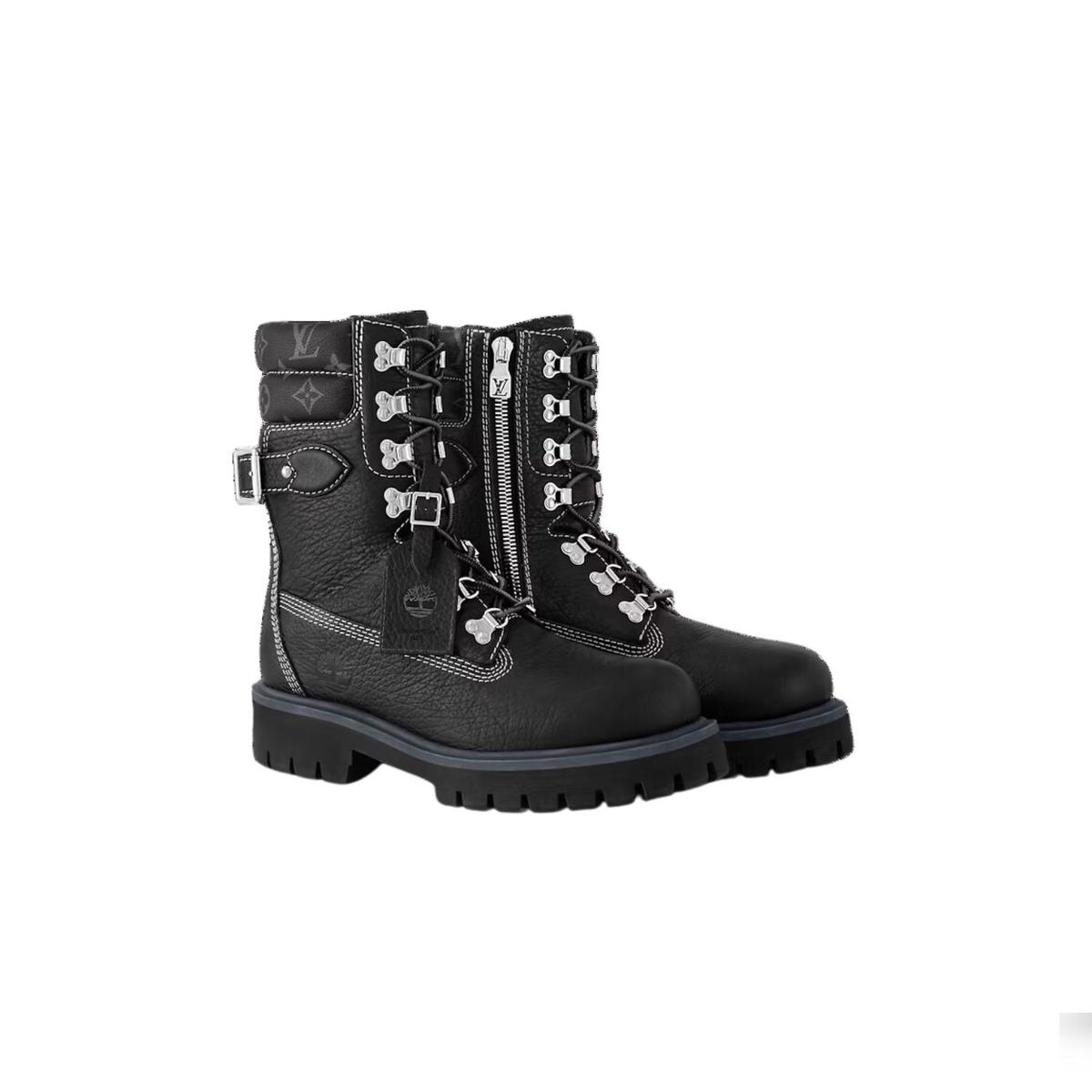 Louis Vuitton LV x Timberland Ranger Boots Black For Men 1AD79L