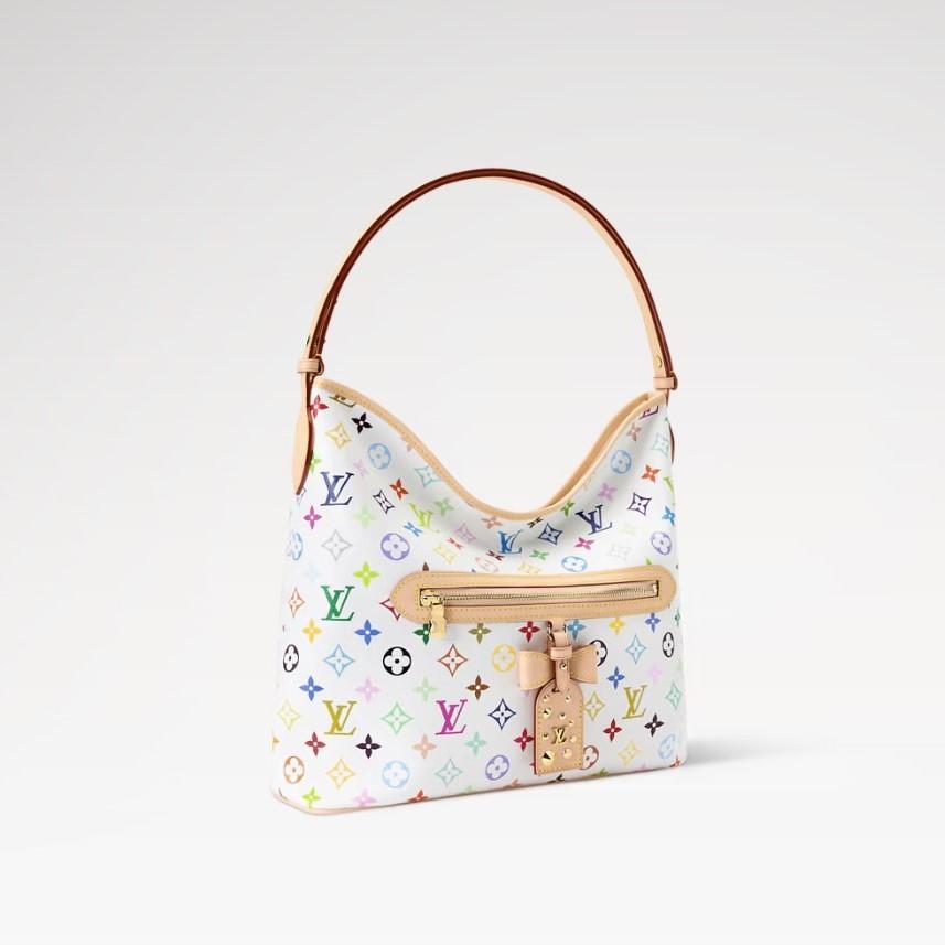 Louis Vuitton LV x TM Lineup Shoulder Bag 13.8in/ 35cm Multicolor Gold Hardware For Women M27582