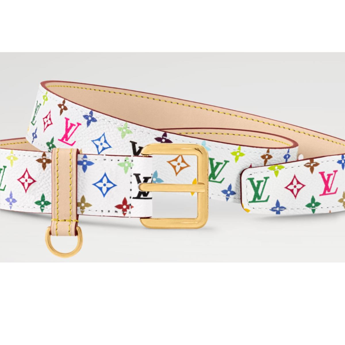Louis Vuitton LV x TM LV D-Ring 30mm Belt Blanc