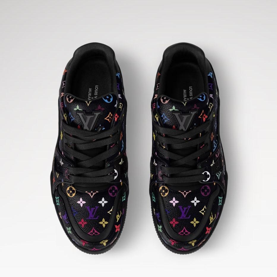 Louis Vuitton LV x TM LV Trainer Sneakers Noir pour les femmes 1AJQCS