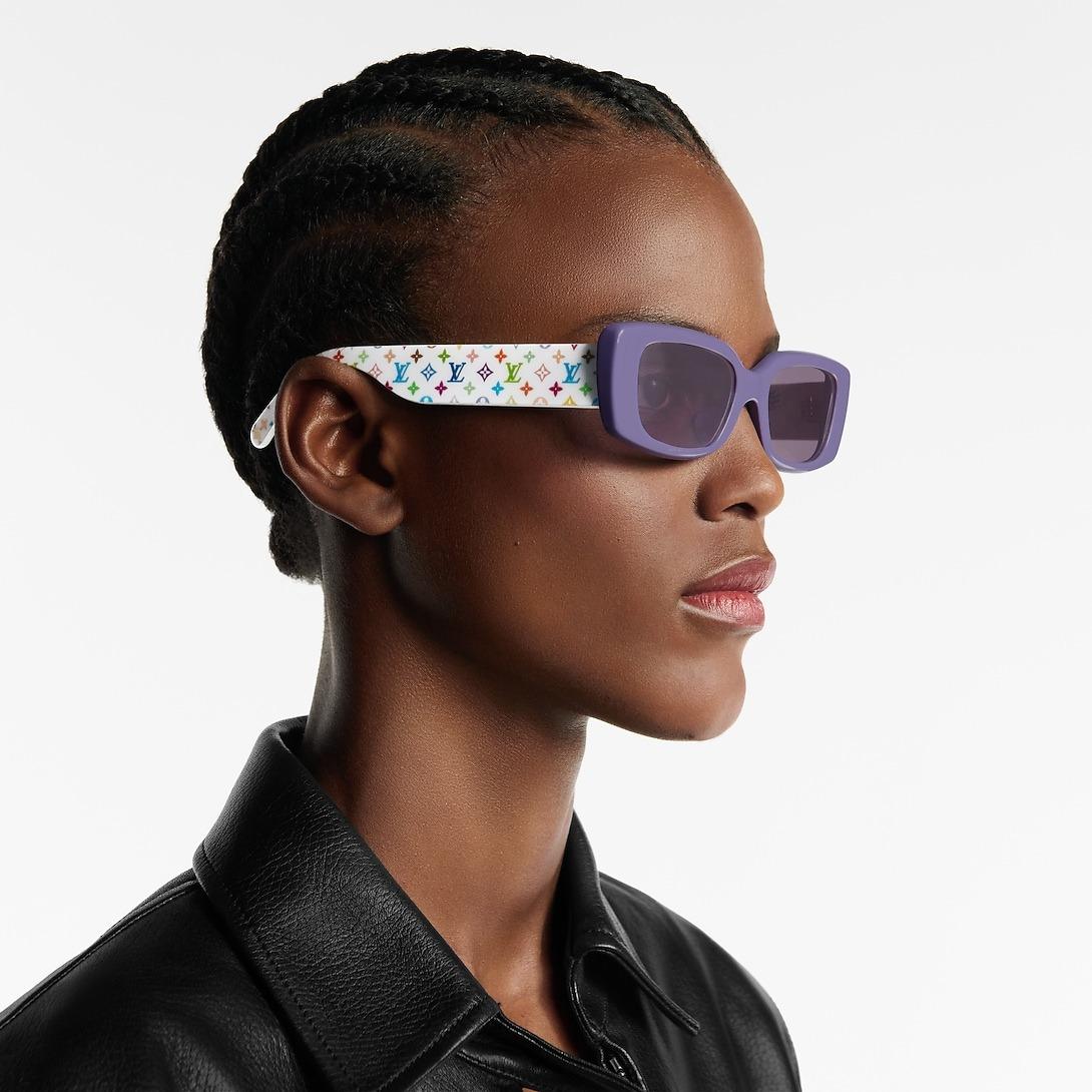 Louis Vuitton LV x TM Multigram Cat Eye Sunglasses Purple For Women Z2711W