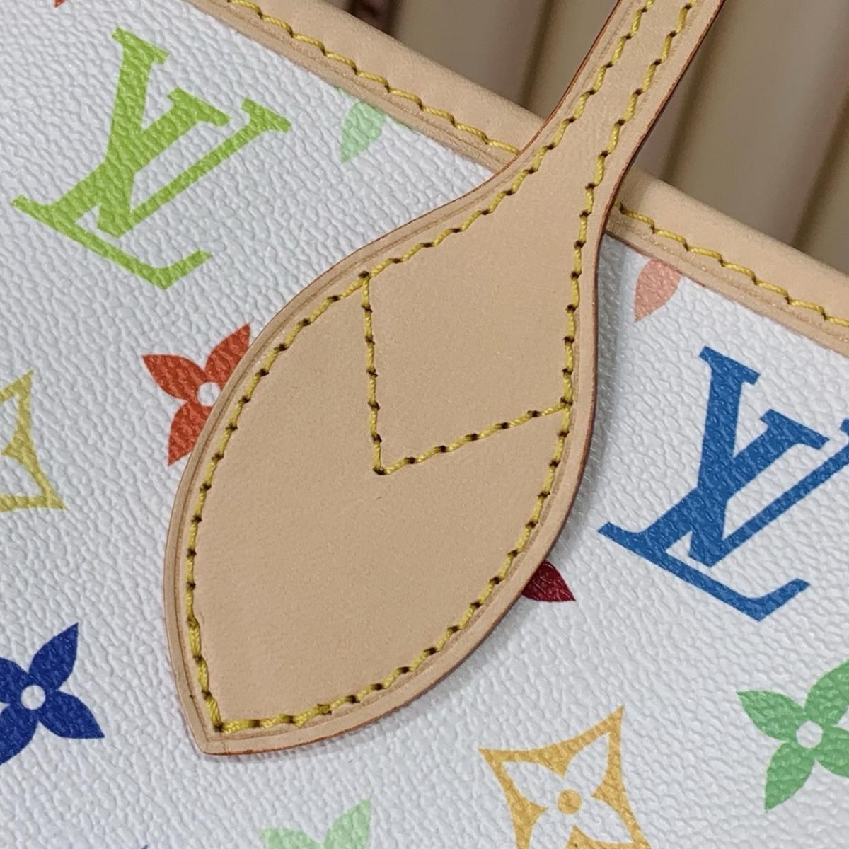 Louis Vuitton LV x TM Neverwoof Tote Bag 12.2in/ 31cm Multicolored Gold Hardware For Women M27839