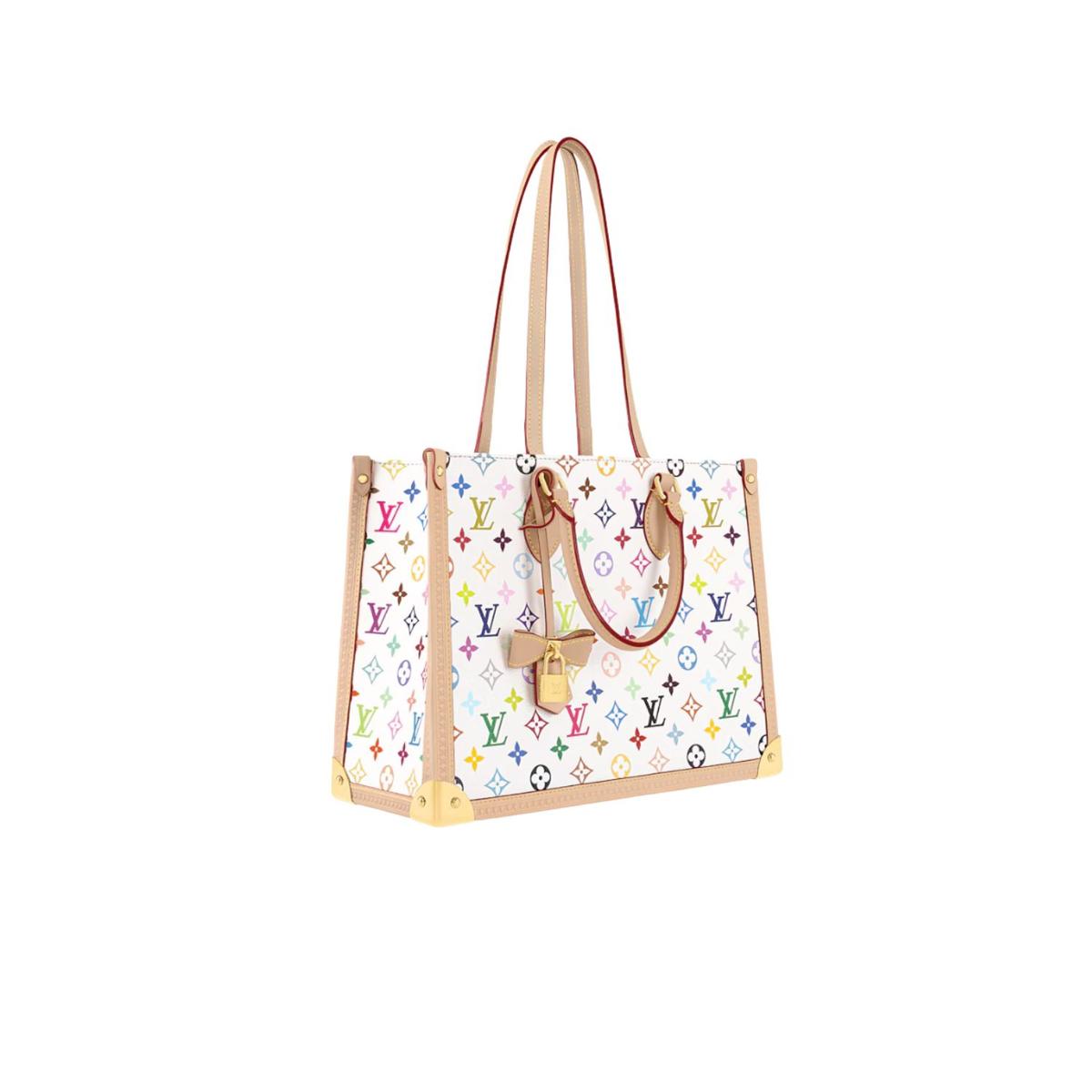 Louis Vuitton LV x TM OnTheGo MM Tote Bag 13.8in/ 35cm multicolore pour les femmes M13079