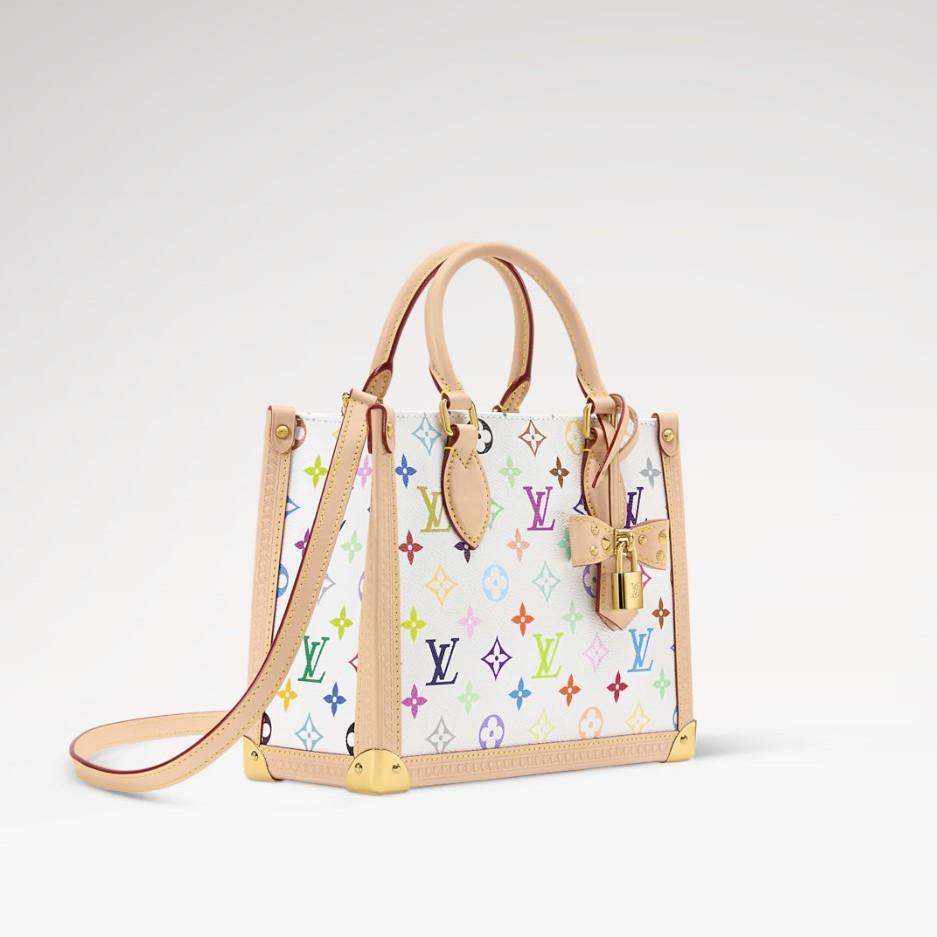 Louis Vuitton LV x TM Onthego PM Tote Bag 9.8in/ 25cm Multicolored Gold Hardware pour femmes M27580