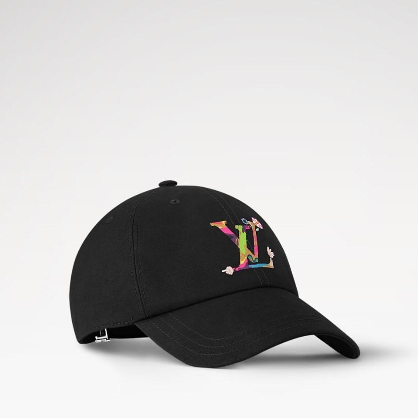 Louis Vuitton LV x TM Superflat Cap Black For Women M5000M