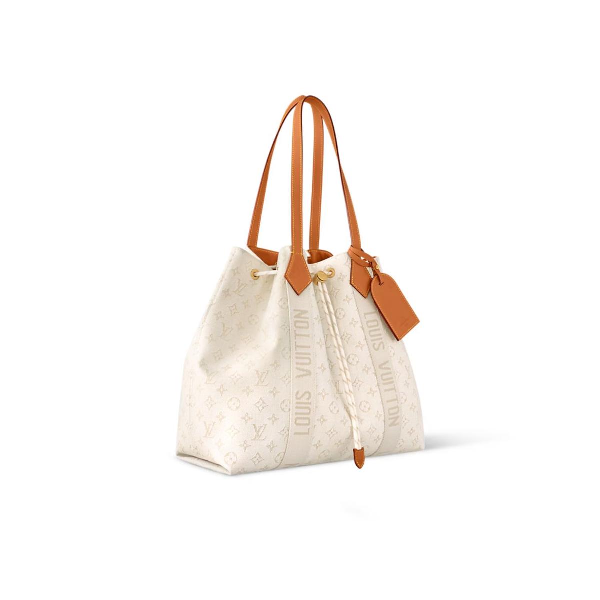Louis Vuitton Marina Tote Bag Off-White For Men 49cm/19in