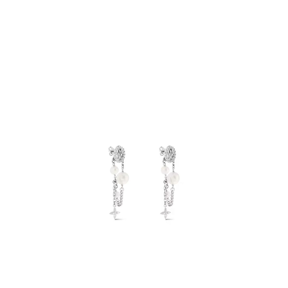 Boucles d'oreilles Louis Vuitton Perle de minuit pour femmes