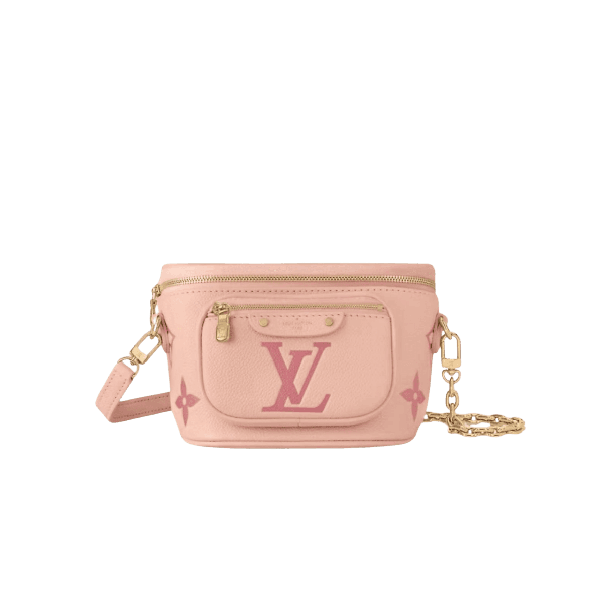Louis Vuitton Mini Bumbag 6.7in/ 17cm Gradient Pink Gold Hardware For Women M82347