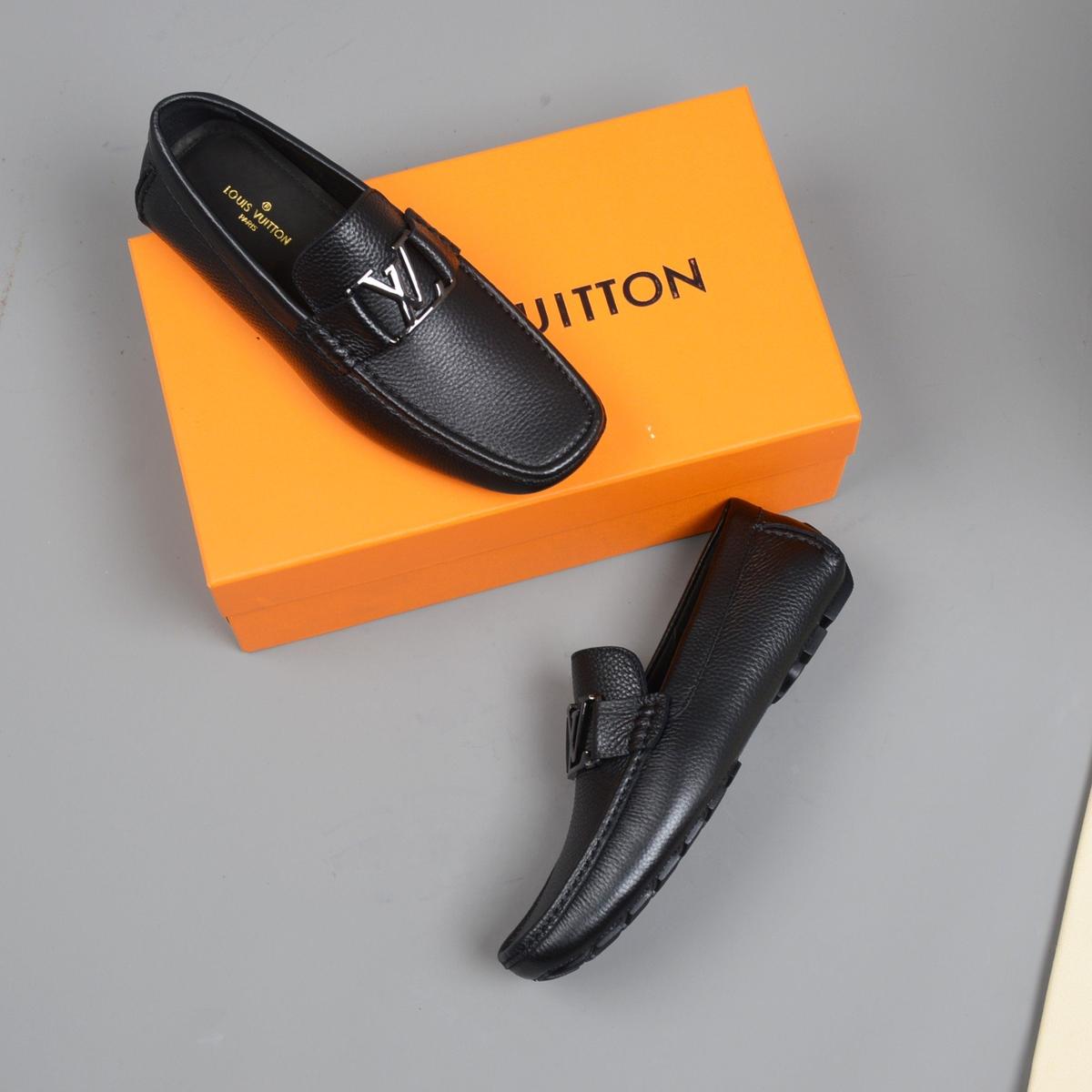 Louis Vuitton Monte Carlo Mocassin Black For Men LV