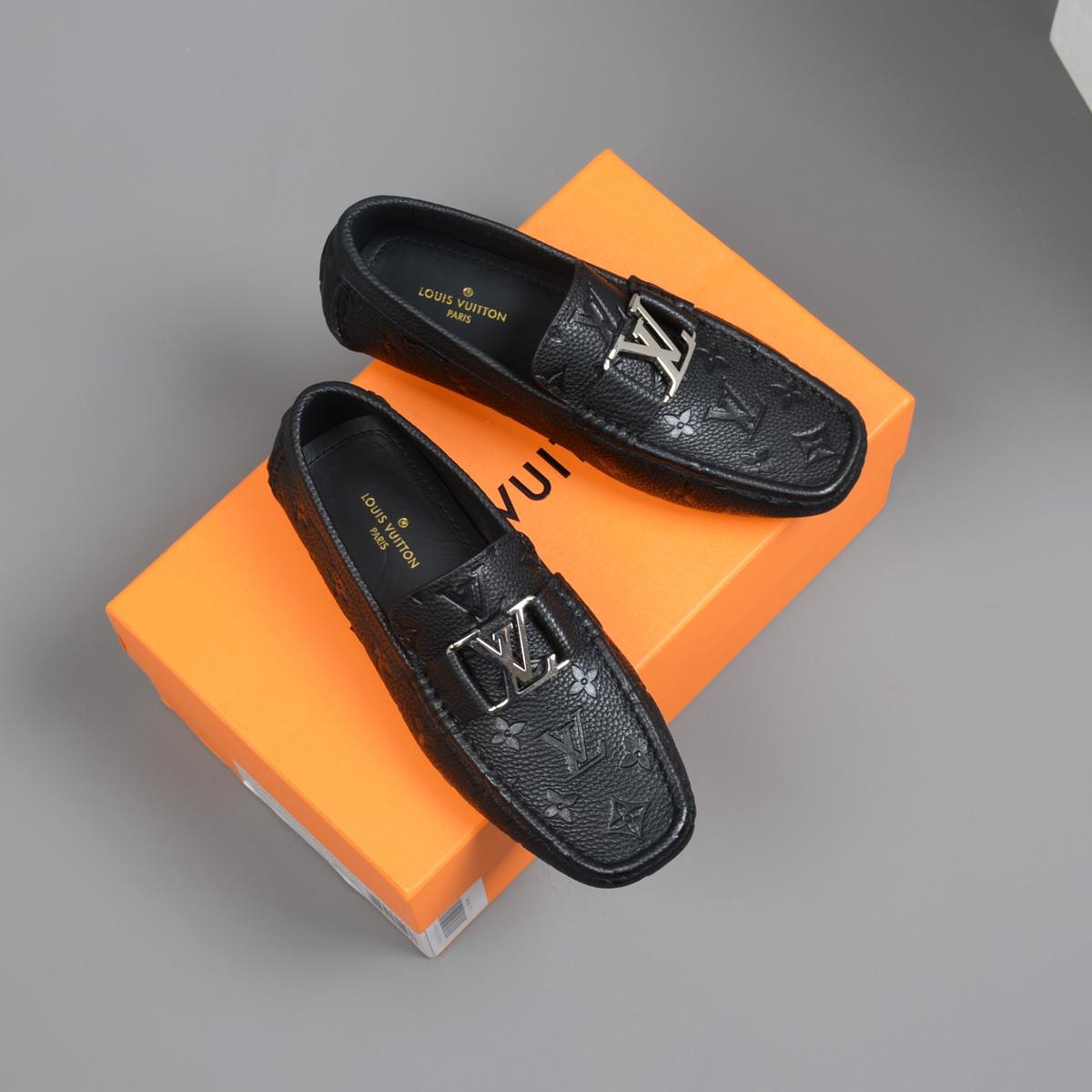 Louis Vuitton Monte Carlo Mocassin Black For Men LV 1A9F9Q