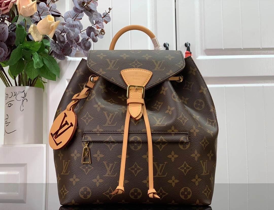 Louis Vuitton Montsouris Backpack Beige For Women 13in/ 33cm M45501