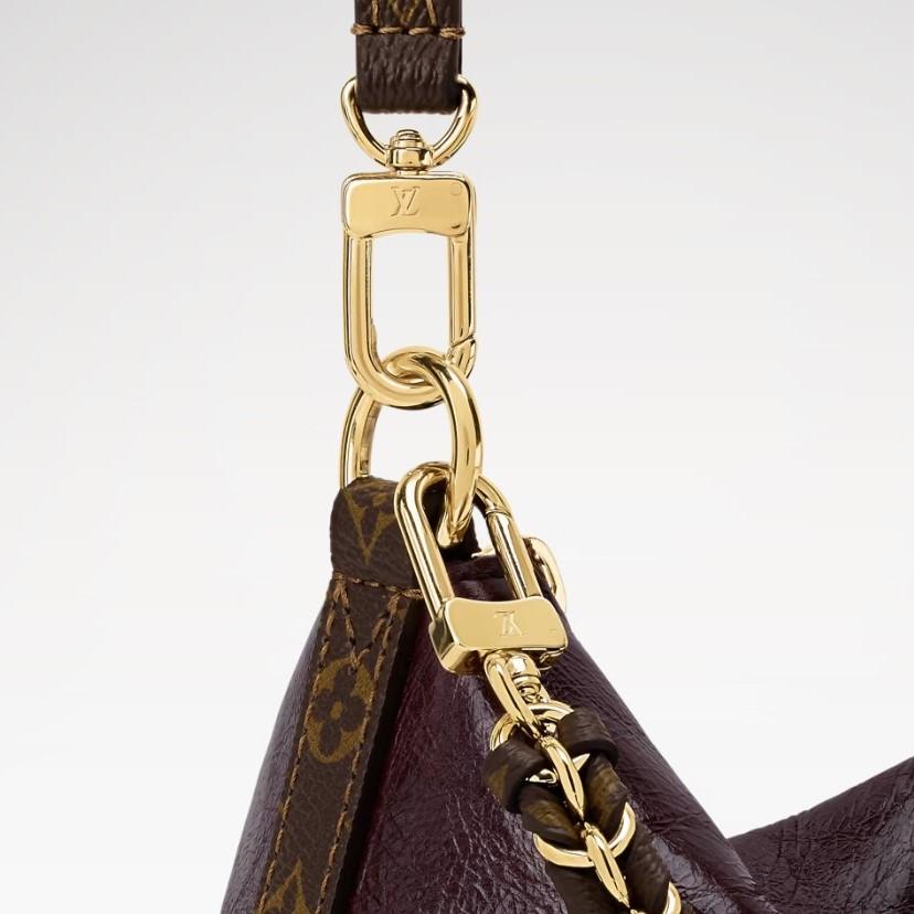 Sac d'épaule multipasse Louis Vuitton 7,1po/ 18cm Monogram Rouge Gold Hardware pour femmes M3A247