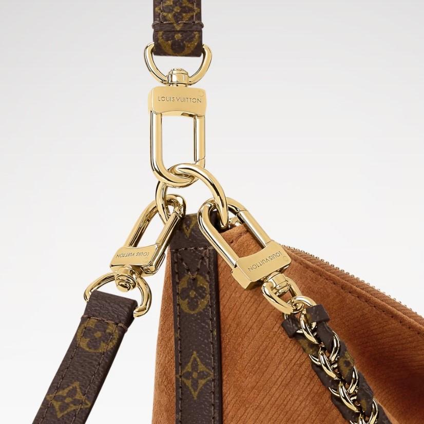 Sac à épaule multipasse Louis Vuitton 11.8po/ 30cm Hardware or brun pour femmes M3A149