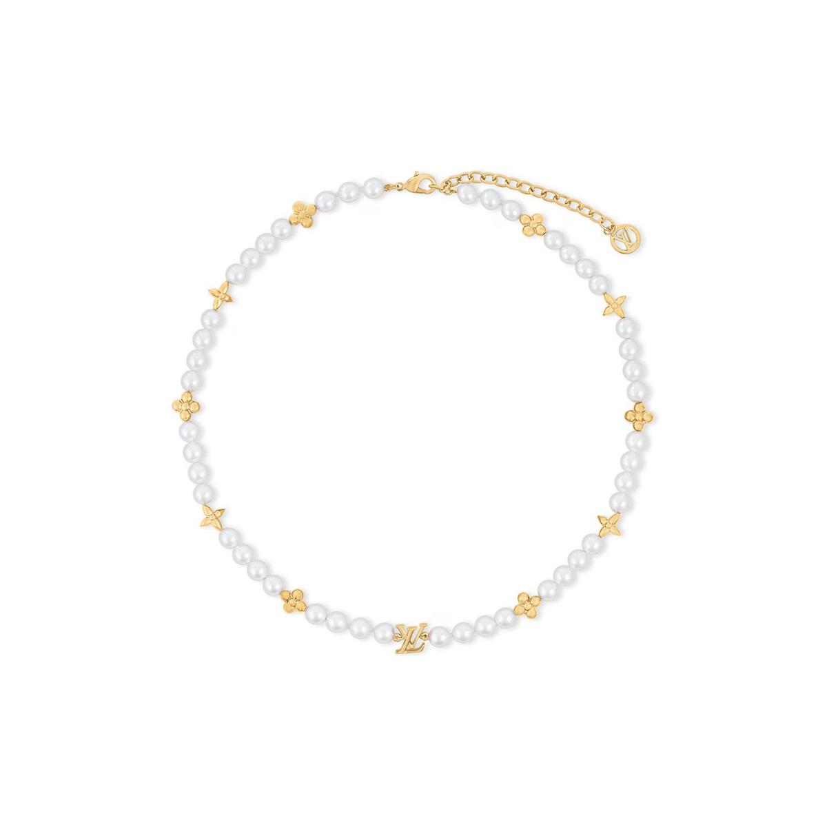 Louis Vuitton My Pearl Necklace Gold-Toned For Women