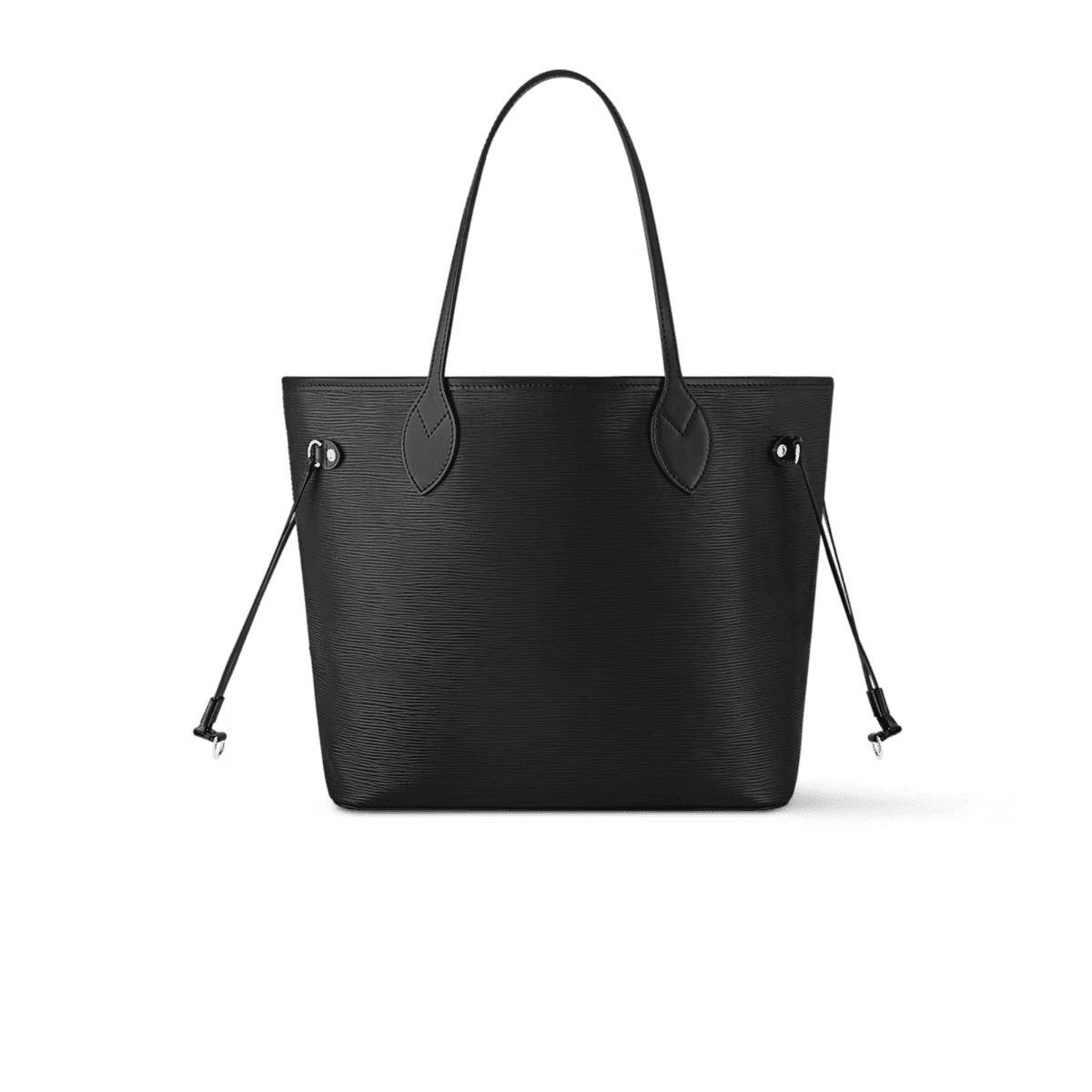 Louis Vuitton Neverfull MM Tote Bag 12.2in/ 31cm Black Silver Hardware For Women M11930
