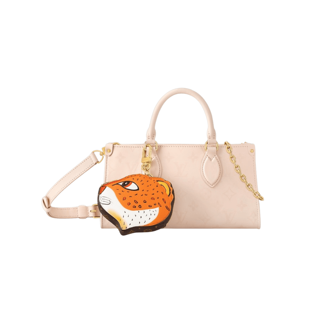 Louis Vuitton OnTheGo East West Tote Bag 9.8in/ 25cm Pink Gold Hardware For Women M11295