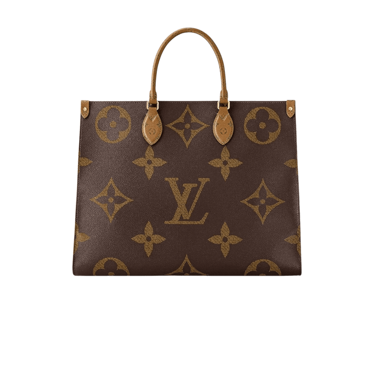 Louis Vuitton OnTheGo GM Tote Bag 16.1in/ 41cm Brown Gold Hardware For Women M45320