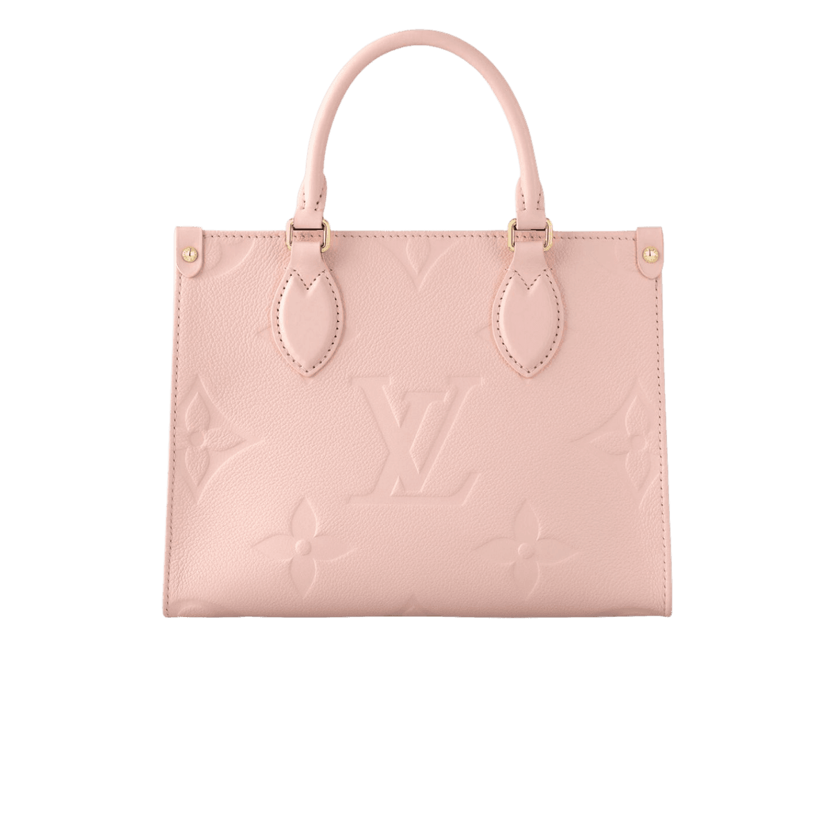 Louis Vuitton OnTheGo PM Tote Bag 9.8in/ 25cm Pink Gold Hardware For Women M47135
