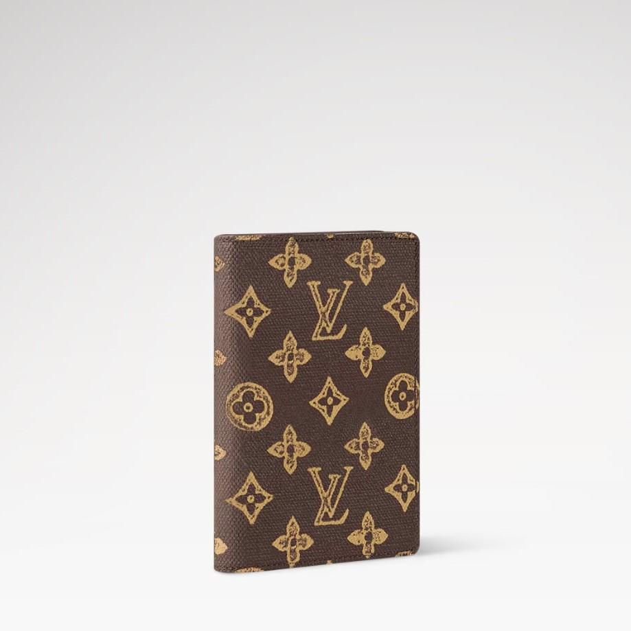 Louis Vuitton Passport Cover 5.5in/ 14cm Ebene Monogram Origine M27612
