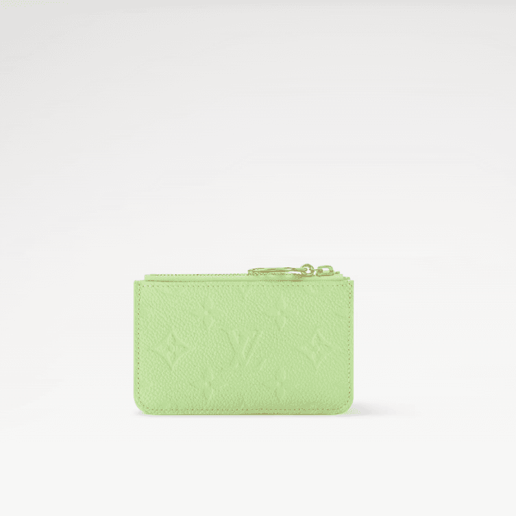 Louis Vuitton Romy Card Holder Apple Green For Women 4.7in/12cm M27668