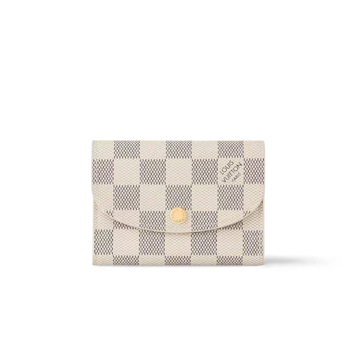 Louis Vuitton Rosalie Coin Purse Damier Azur Canvas For Women 4.3in/11cm N61276