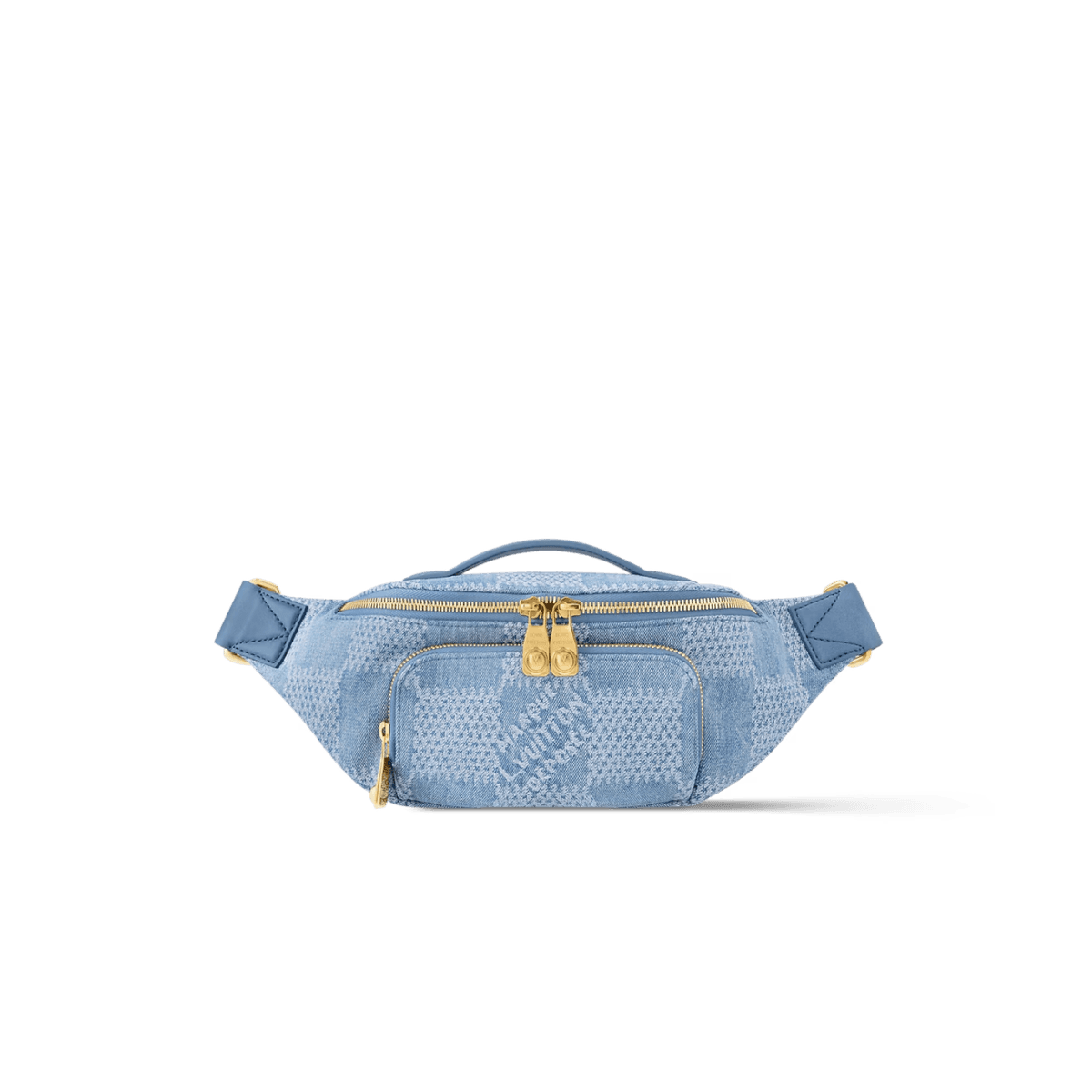 Louis Vuitton Rush Bumbag 11.8in/ 30cm Bleu Denim Or Matériel pour hommes N00205