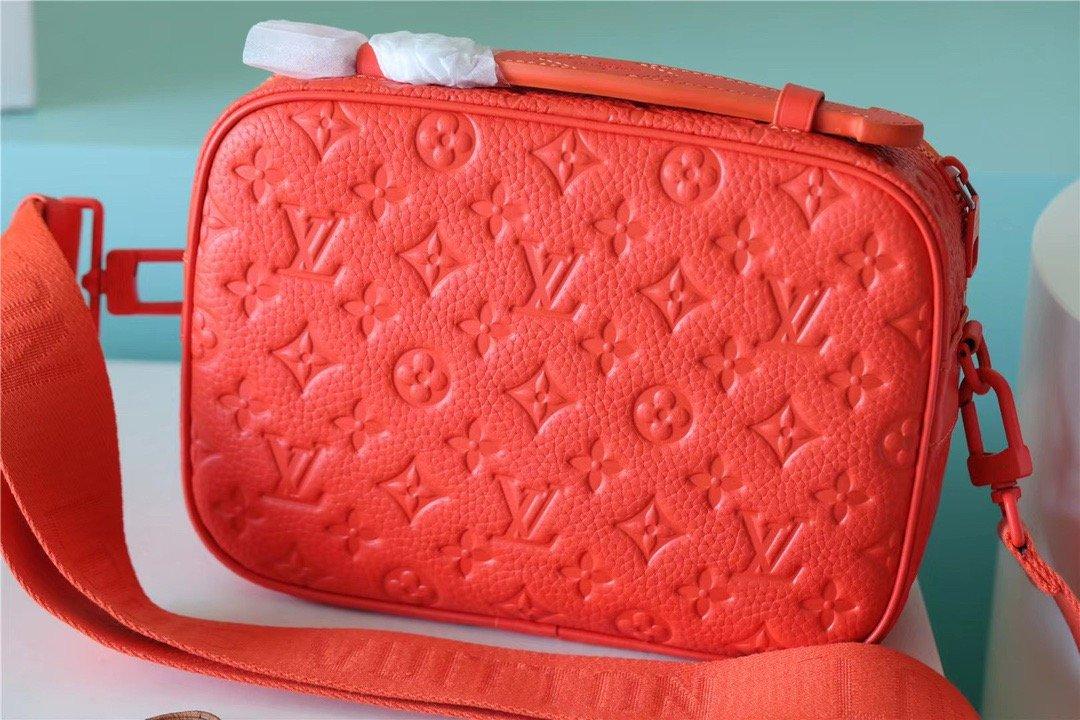 Louis Vuitton S Rock Messenger Taurillon Monogram Orange For Men, Men's Bags, Shoulder And Crossbody Bags 8.7in/22cm LV M20904