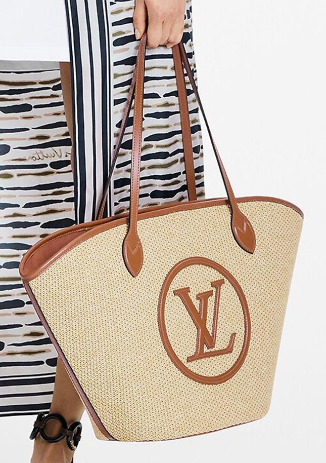 Louis Vuitton Saint Jacques Raffia Brown For Women 22.4in/57cm LV M59963