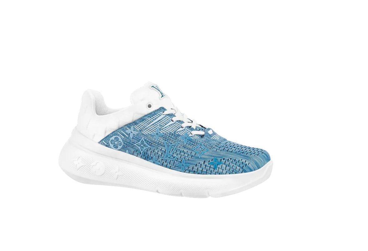 Louis Vuitton Show Up Sneaker Blue For Men 1AA48E