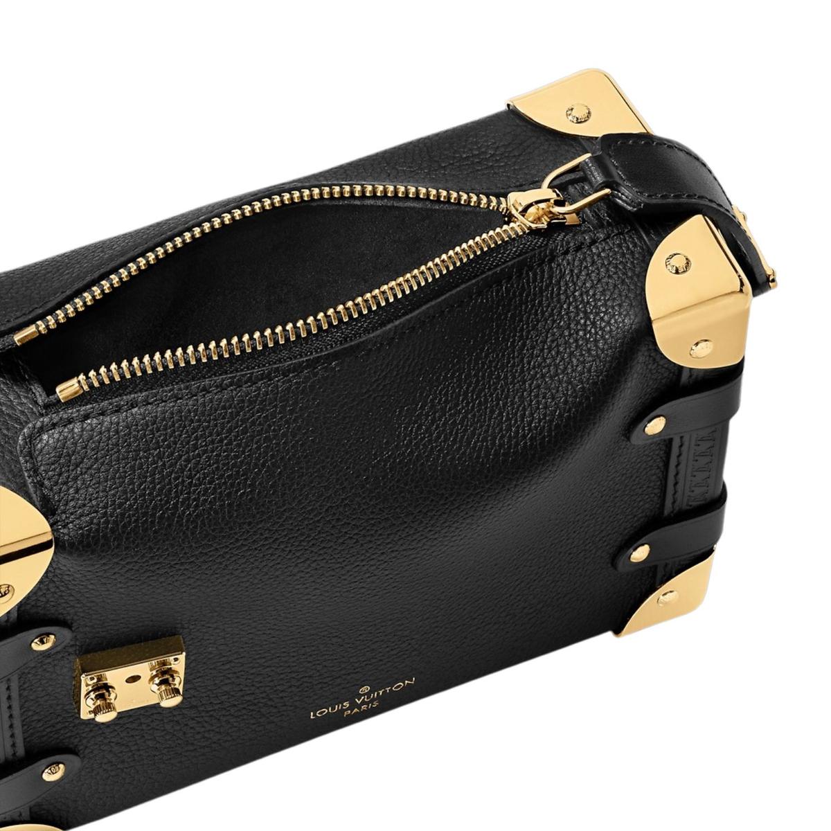 Louis Vuitton Side Trunk PM Black For Women 18cm/7.1in