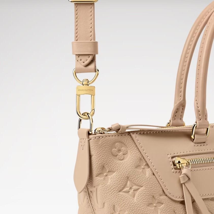 Louis Vuitton Skyline MM Tote Bag 15.7in/ 40cm Noisette Monogram Empreinte Or Matériel pour femmes M29152