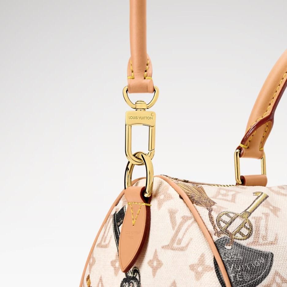Louis Vuitton Speedy Soft 30 Top Handle Bag 11.8in/ 30cm Getaway Gold Hardware For Women M29377