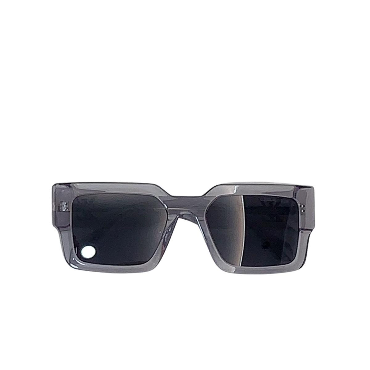Lunettes de soleil Louis Vuitton Square Millionaires Gris Logo Argent LV