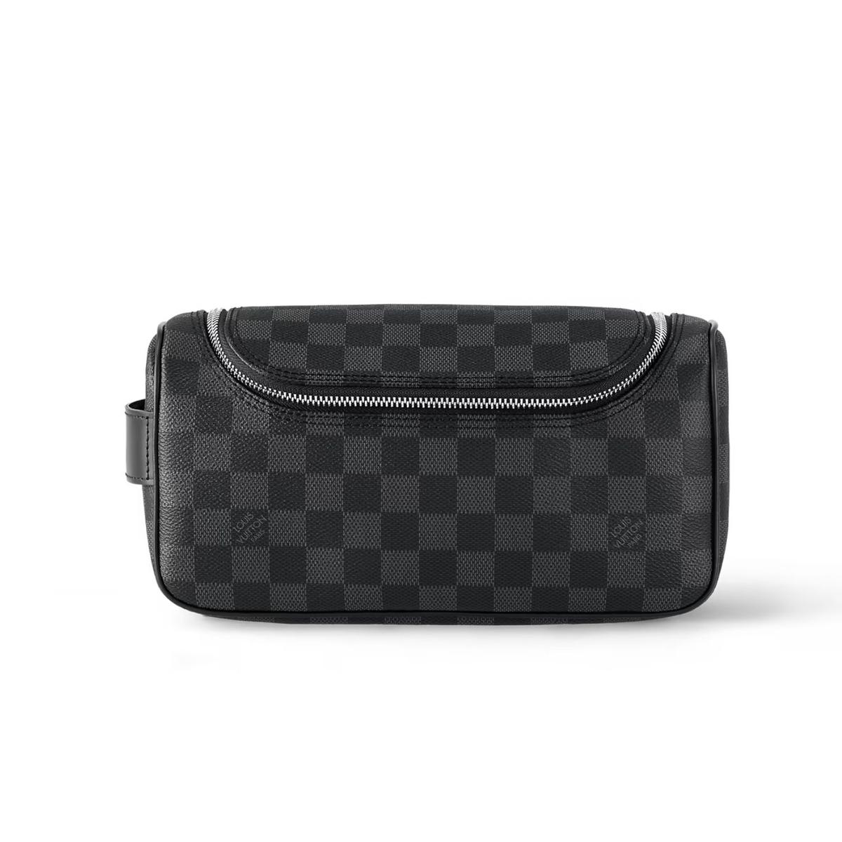 Louis Vuitton Toiletry Pouch Bag Black 11in/28cm N47625
