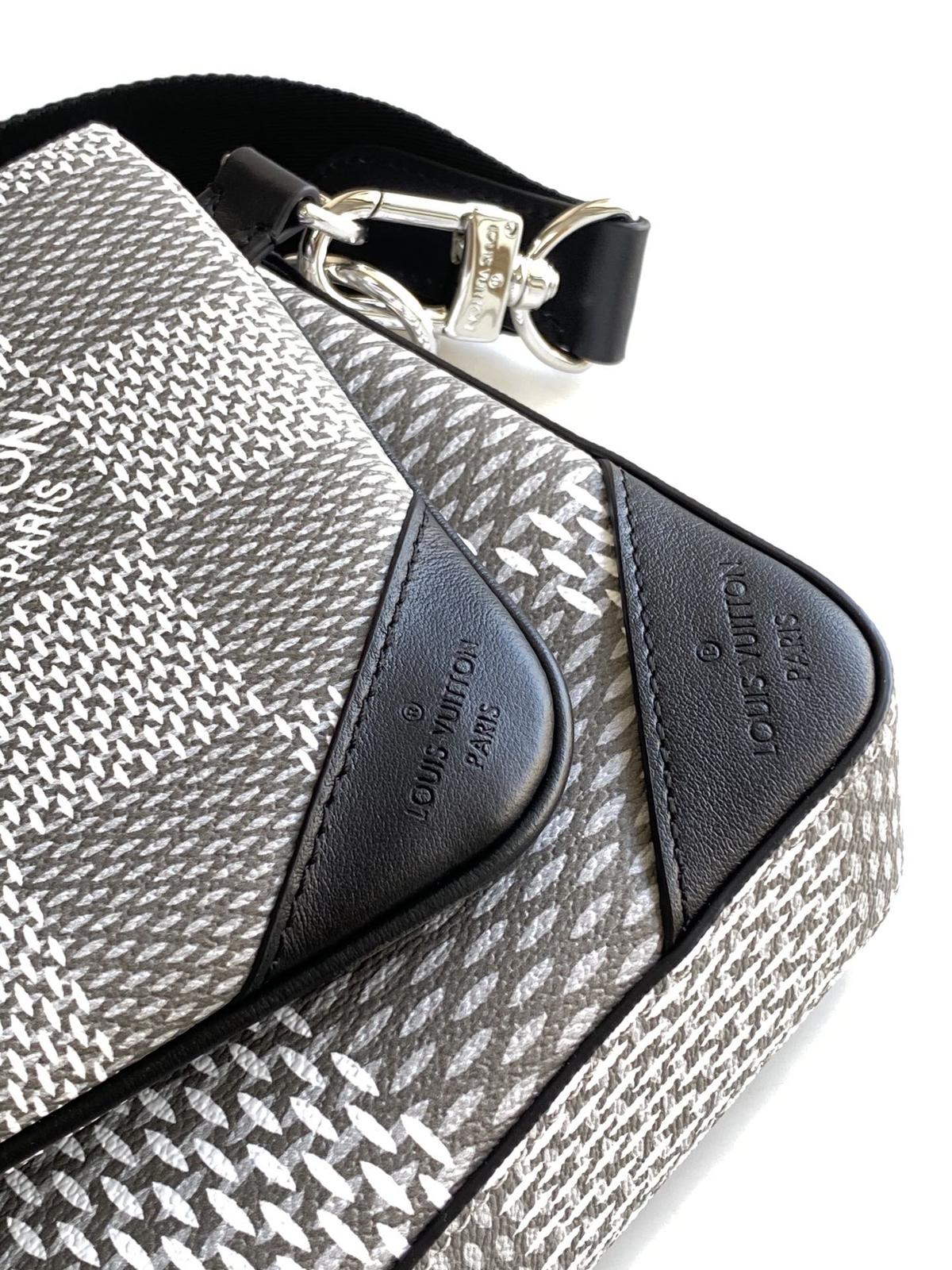 Louis Vuitton Trio Messenger Damier Graphite Plaster For Men, Men's Bags, Shoulder And Crossbody Bags 9.8in/ 25cm LV