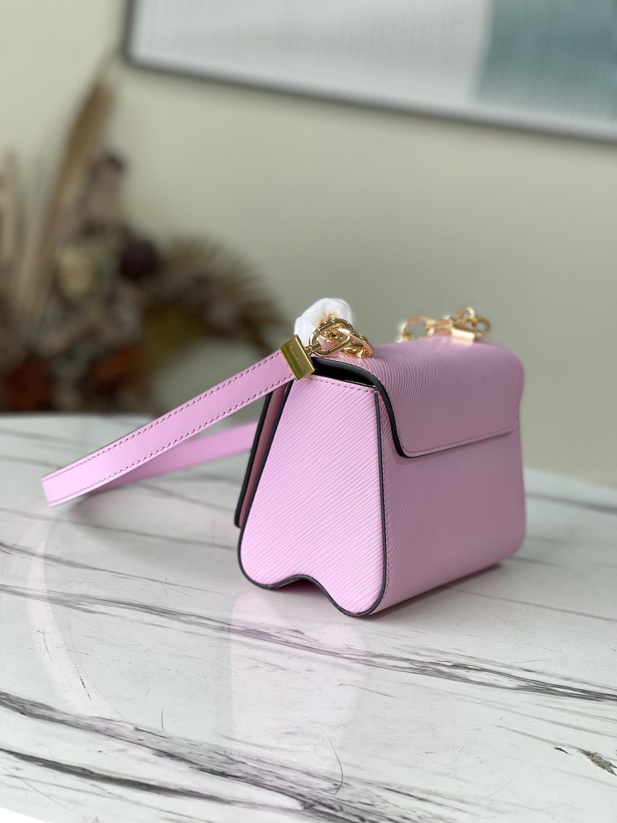 Louis Vuitton Twist PM Monogram Flower Wisteria Purple For Women, Women's Handbags, Shoulder And Crossbody Bags 9.1in/23cm LV M59405