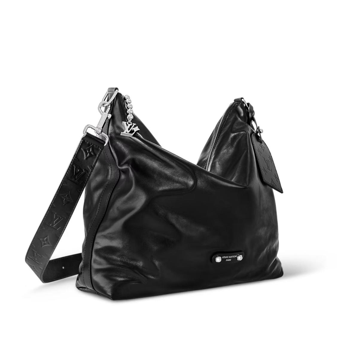 Sac Louis Vuitton Vagabond Hobo Noir pour Homme 38cm/15in