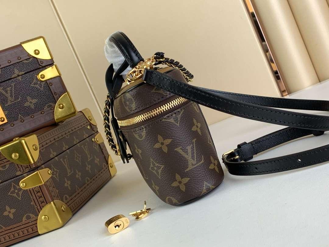 Louis Vuitton Vanity Chain Pouch Brown For Women 19cm / 7.5in M47125